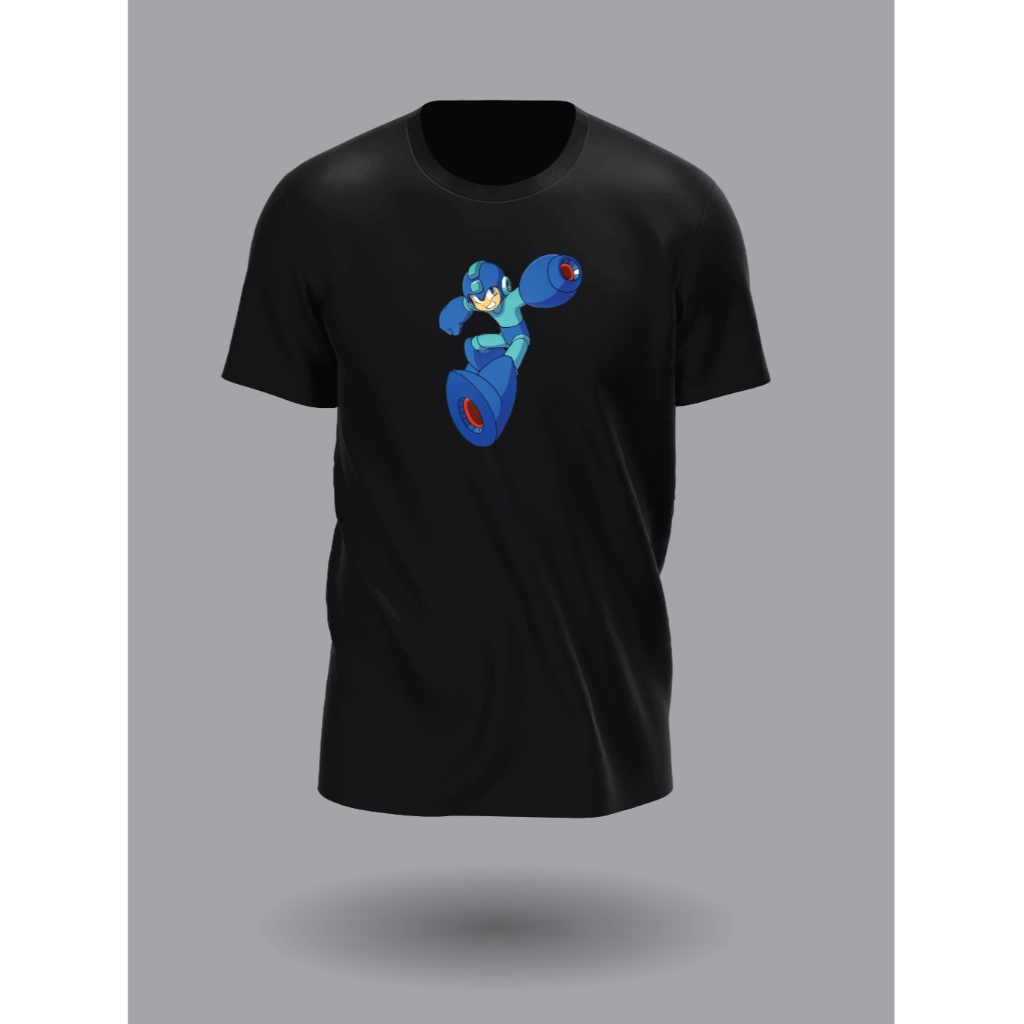 Tshirt Print Cartoon Megaman