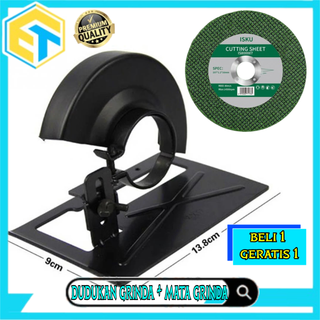 Dudukan Mesin Gerinda Bracket Tangan Circular Saw Stand Holder Lengkap Pemotong Kayu Bonus 1 Mata Gr