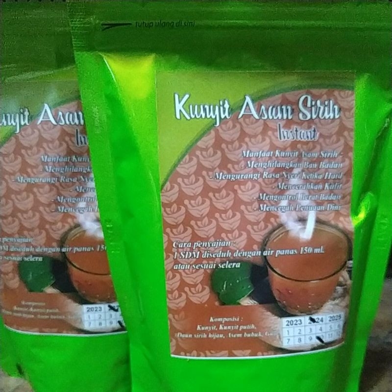 

kunyit asam sirih
