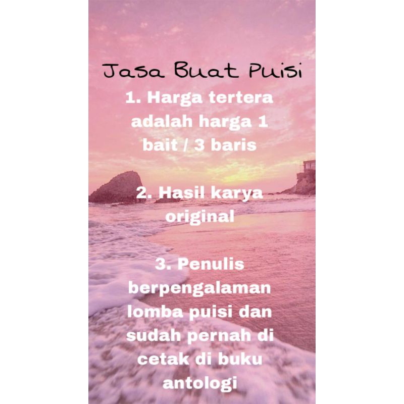 Jasa Buat Puisi