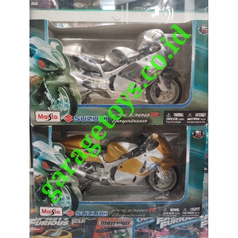 Maisto 1:12 Diecast Suzuki GSX-R1300 Hayabusa