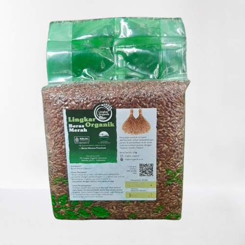 

Beras Merah Lingkar Organik 1kg *Pekanbaru*