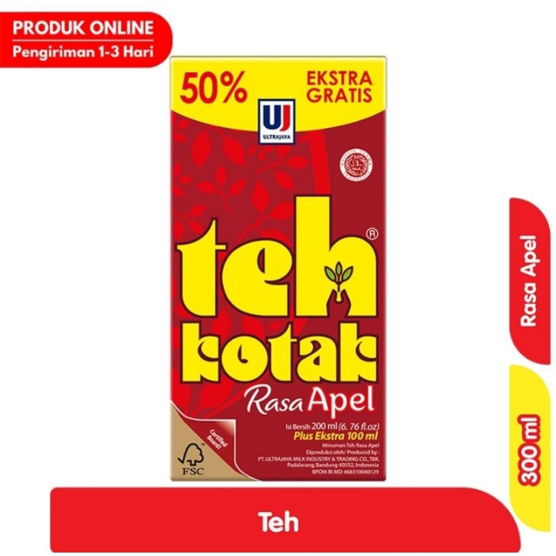 

ULTRA TEH KOTAK Apel 300 ml