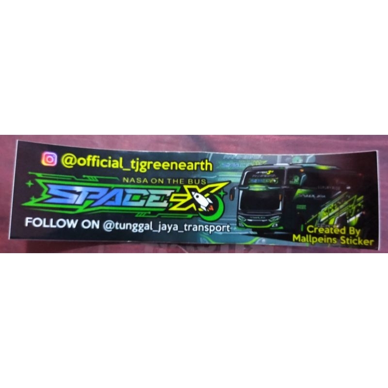

stiker Basuri space x