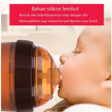 BISA COD Botol Dot Bayi Kekinian / Dot Bayi Estetik Handle Silikon Nano
