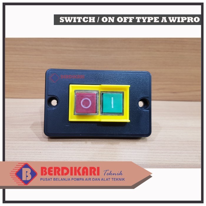 Switch saklar on off bor duduk band saw bubut kayu type A Cover Wipro
