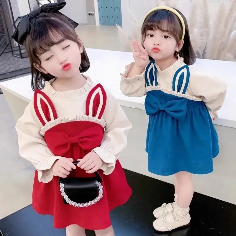 Promo | Dress Anak Perempuan Usia 1-4 Tahun | Fashion Trendy Anak Cewek Model Dress Katun Variasi Le