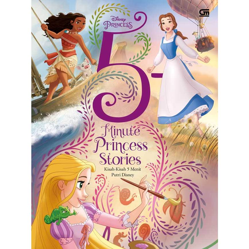 Gramedia Surabaya - 5-Minute Princess Stories (Kisah-kisah 5 Menit Putri Disney)