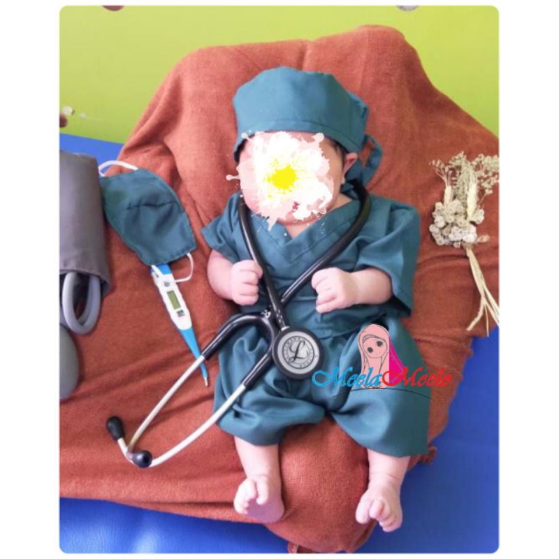 BAJU KOSTUM PROFESI DOKTER BEDAH ANAK / DOKTER ANAK / DOKTER JAGA