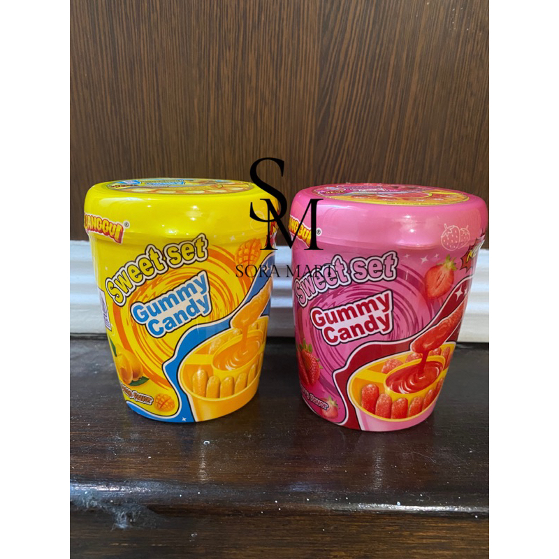 

LIANGGUI SWEET GUMMY PERMEN VIRAL DENGAN SAUS SELAI PERMEN MANGGA PERMEN STRAWBERRY