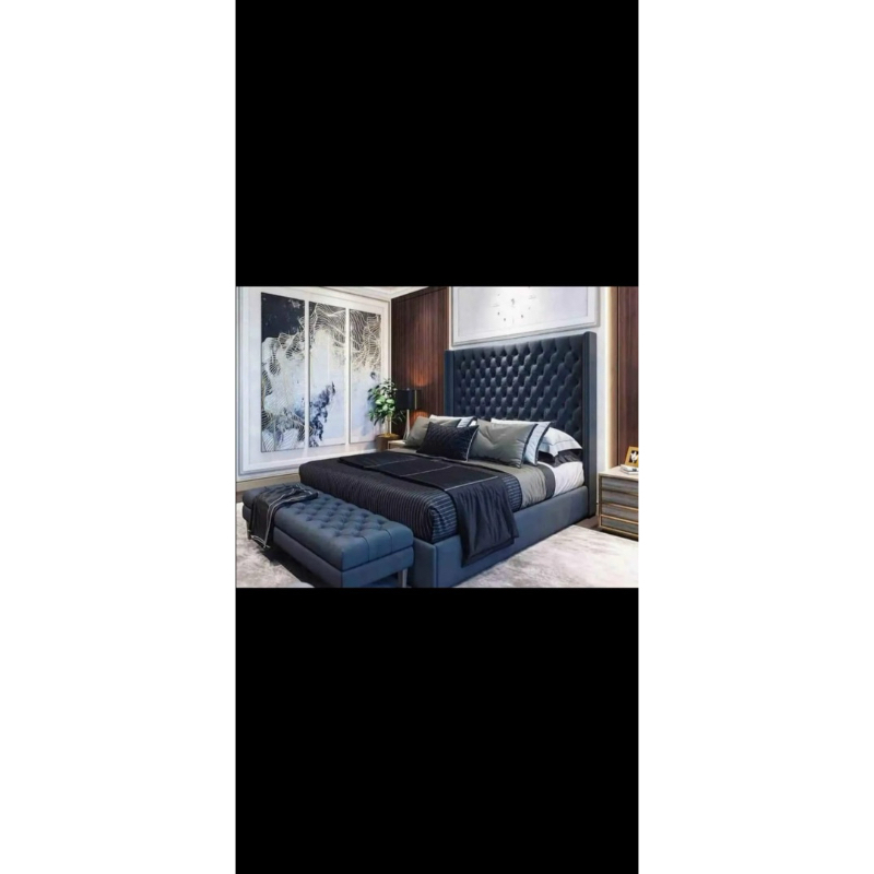 DIVAN ANDIN MODEL JEGLONG SET SATU SOFA KAIN BULDRU180x200CM