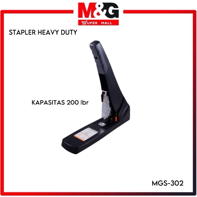 

M&G Heavy Duty Stapler 200 sheets / M&G Staples Jilid 200 lbr MGS-302