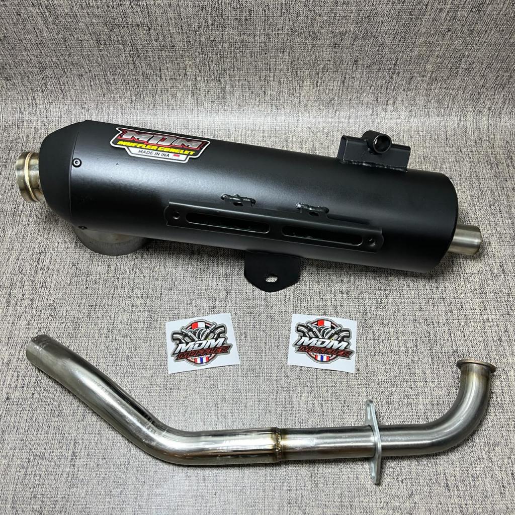 MDM RACING MUFFLER Kenalpot Standard Racing Aerox New / Nmax New / Aerox Old / Nmax Old Moncong SJ R