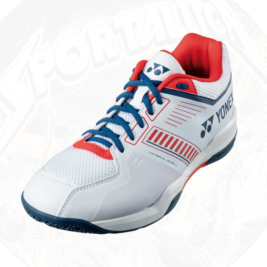 Sepatu Badminton Yonex Power Cushion Strider Flow WIDE SHBSFW1EX W/R