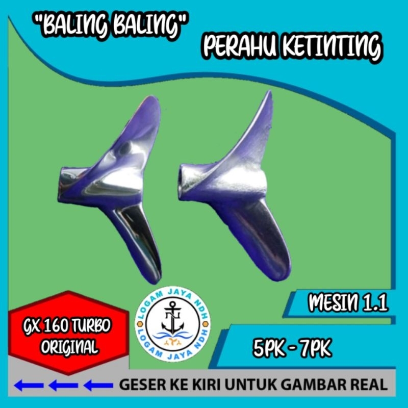 kipas perahu balap/baling baling perahu BALAP 5pk sampai 7pk gx160 ..racing boat fan/racing boat pro