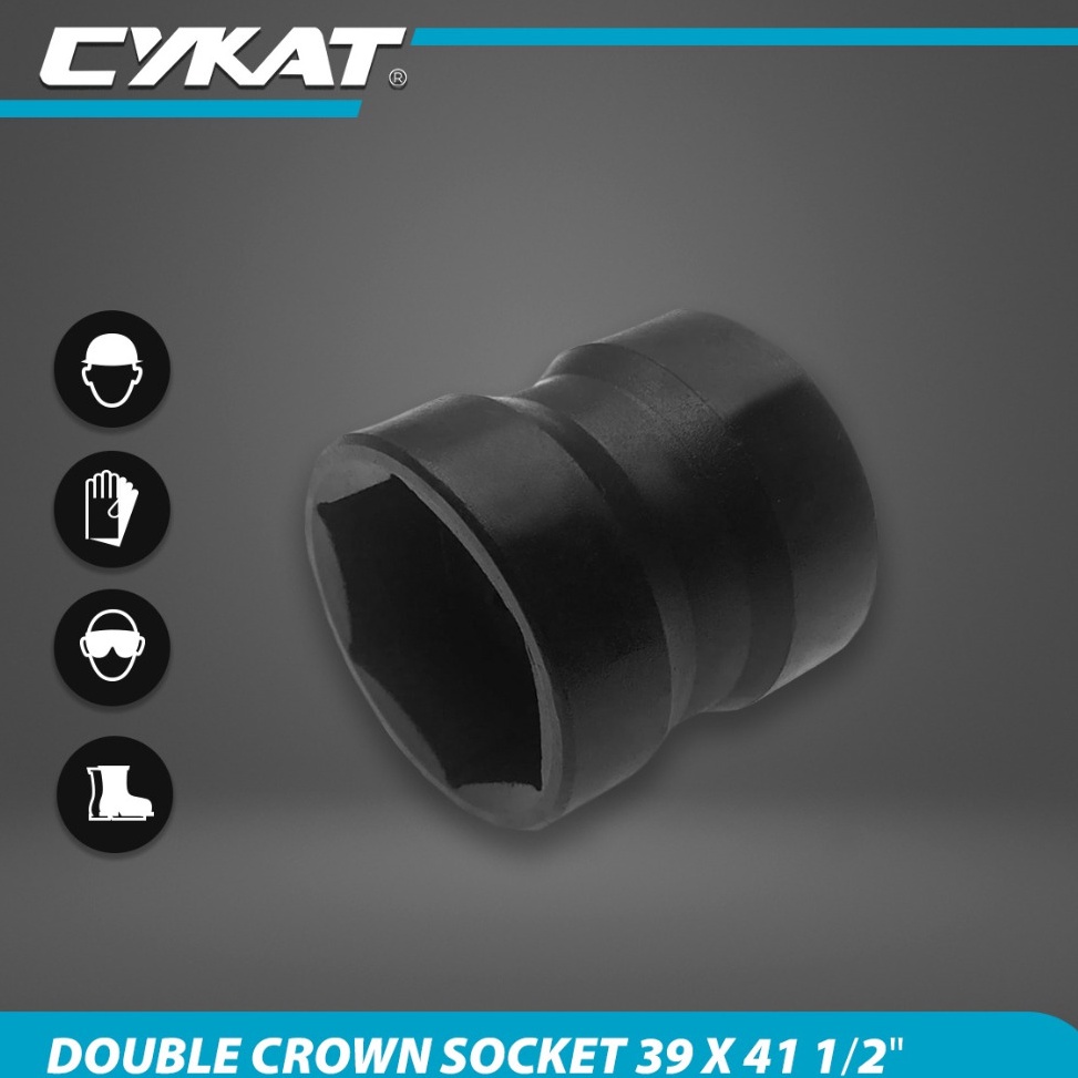 ART T12H Double crown socket 39 x 41 12 mm kunci shock CTV sok motor matic  Mata kunci sok coupling 