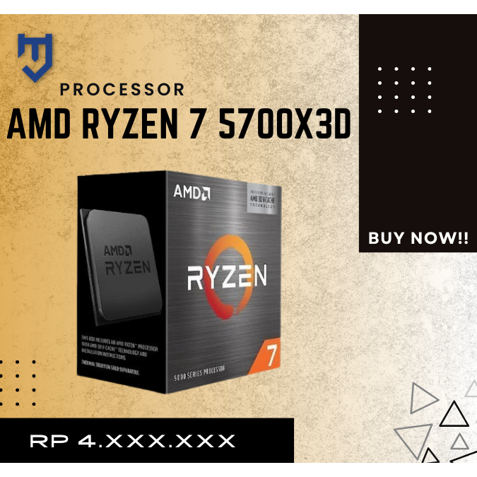 Processor AMD Ryzen 7 5700X3D