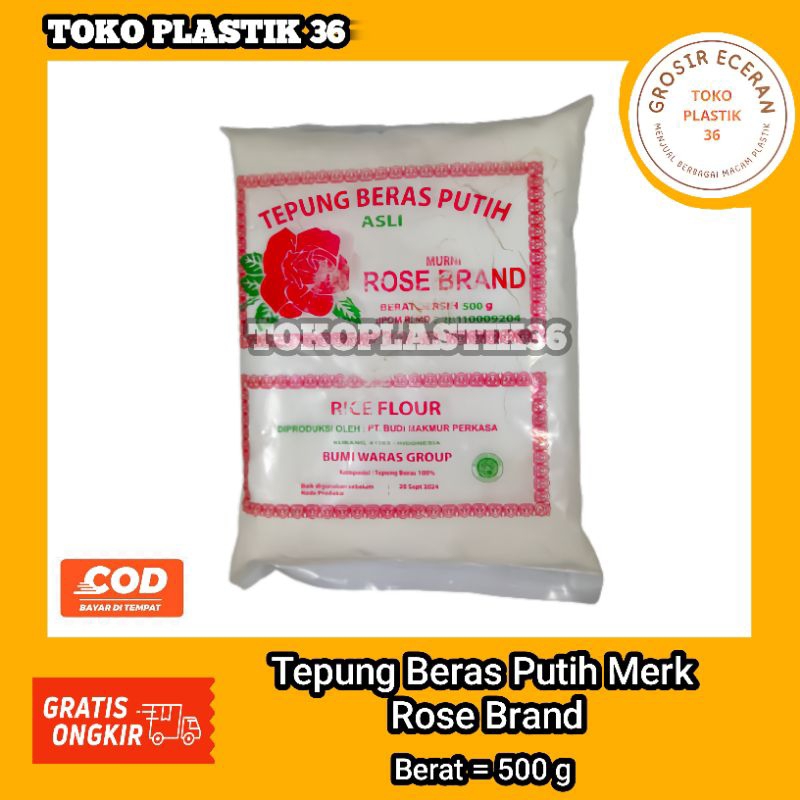 

TokoPlastik36 - Tepung Beras Putih - Tepung Beras Rose Brend 500 Gr