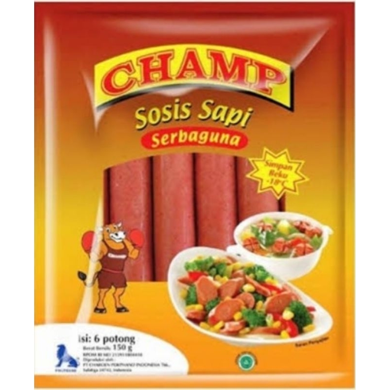 

Champ Beef Sausage | Berat 150gr