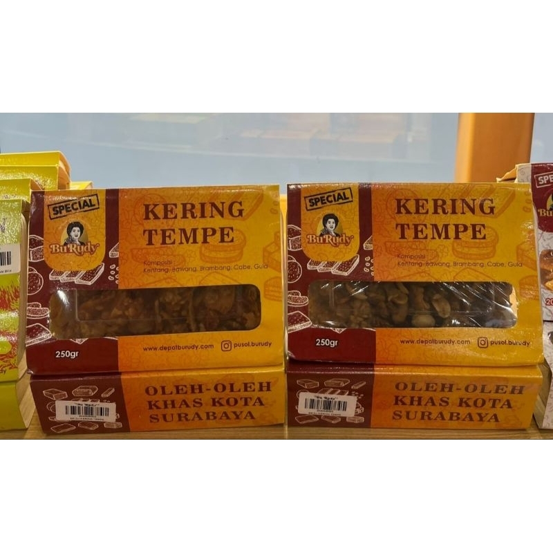 

Kering Tempe Bu Rudy 250gr