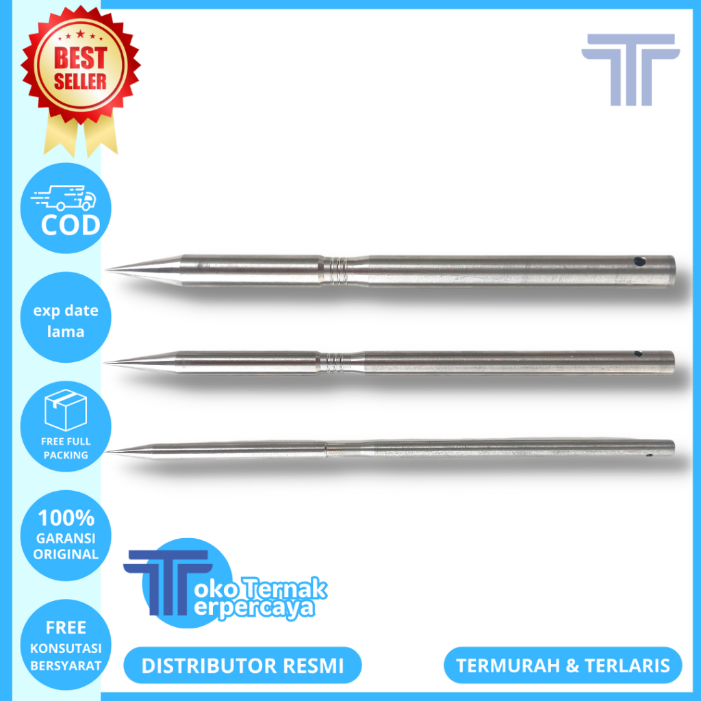 Jarum Tindik Hidung Stainless Hewan Ternak Sapi Kerbau dll - Tindik Hidung Sapi - Tindik Hidung Kerb