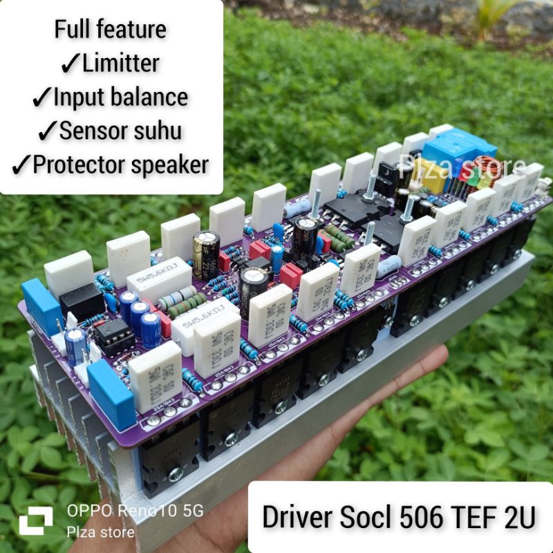 Kit Driver Socl 506 TEF 2U full feature 10 set final Toshiba 25cm double layer tinggal colok PSU kit