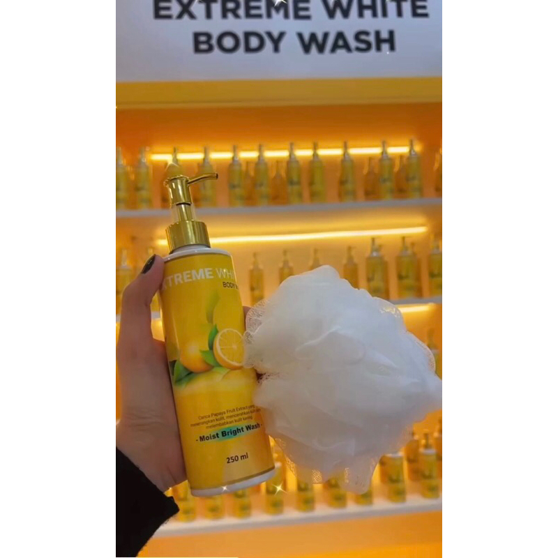 EXTREME WHITE BODYWASH EXTREME WHITE BODY WASH / SABUN CAIR AGEN RESMI SUPERBELLA