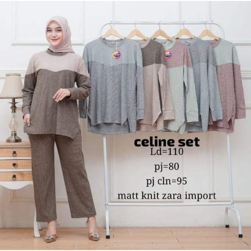 Celine set/setelan wanita
