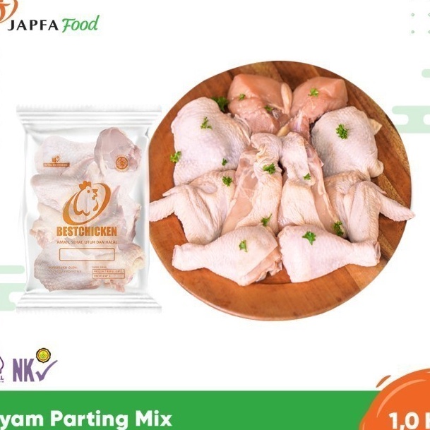 

Bestchicken Daging Ayam Potongan Campur 1 Kg Cut Up 1 gr