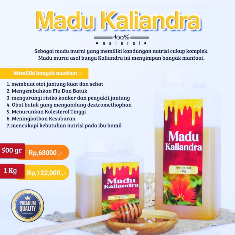 

Madu Murni Madu Asli Kaliandra