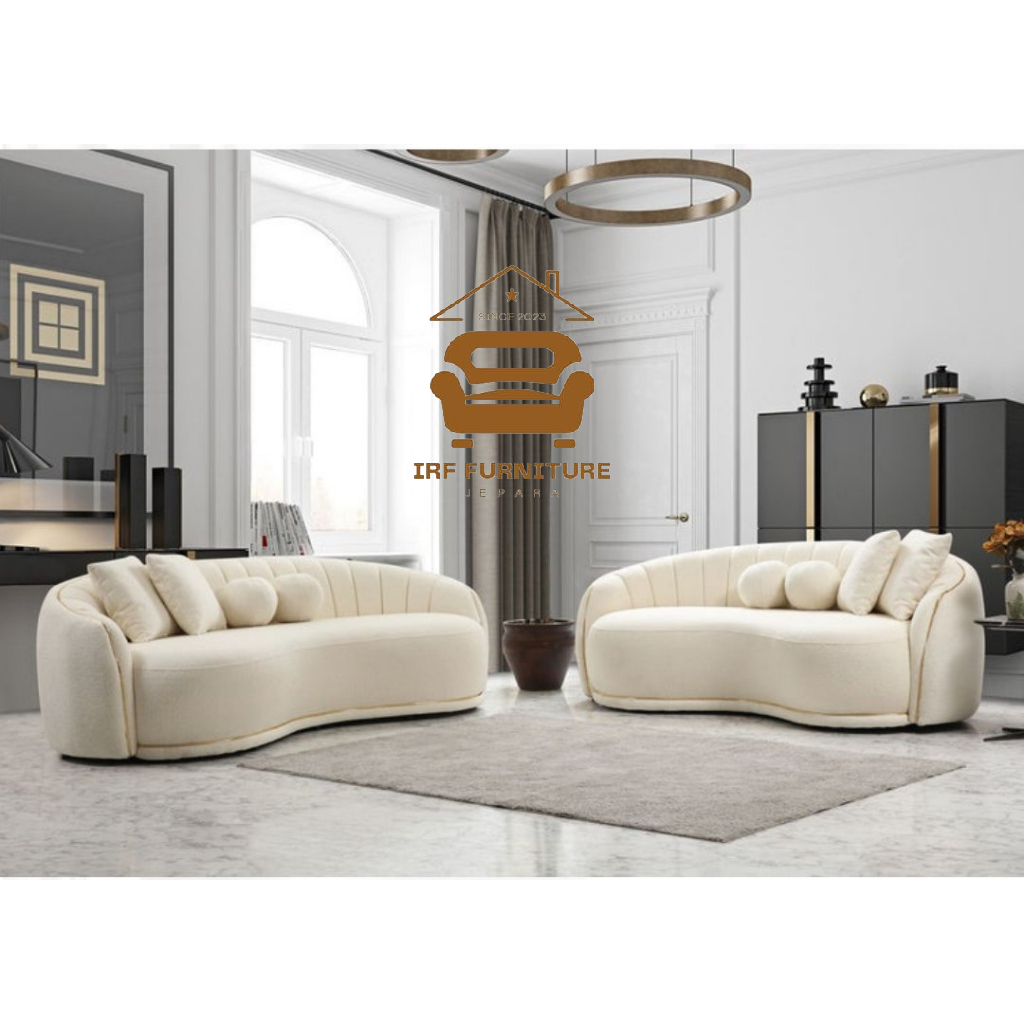 Kursi sofa ruang tamu modern gaya eropa_sofa minimalis modern stainless mewah