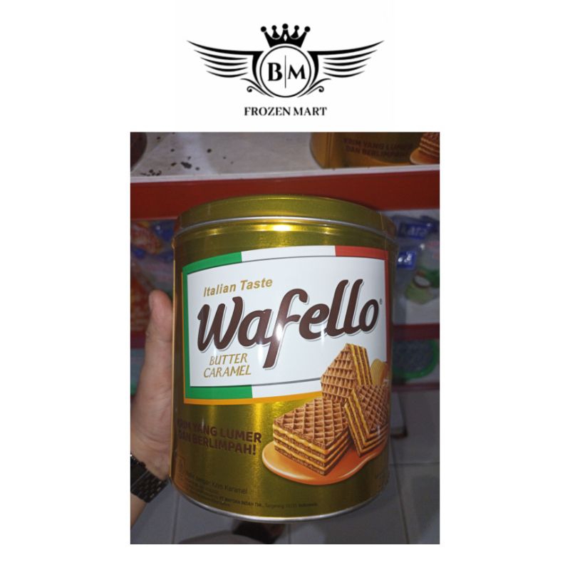 

Wafello Wafer Butter Carame Kaleng 228gr.