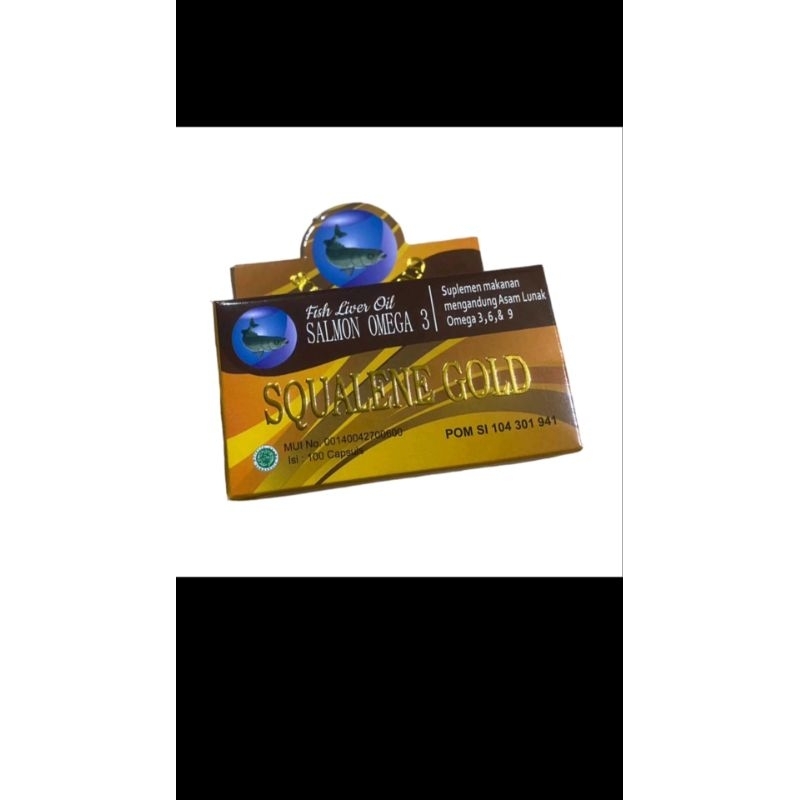 Minyak Ikan Squalene Gold 100% Original-Penambah Nafsu Makan-Pencegah Radang.