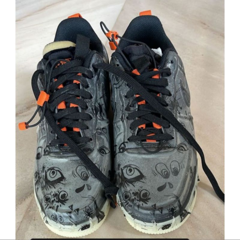 Sepatu pria merk nike air force 1 experimental halloween original new
