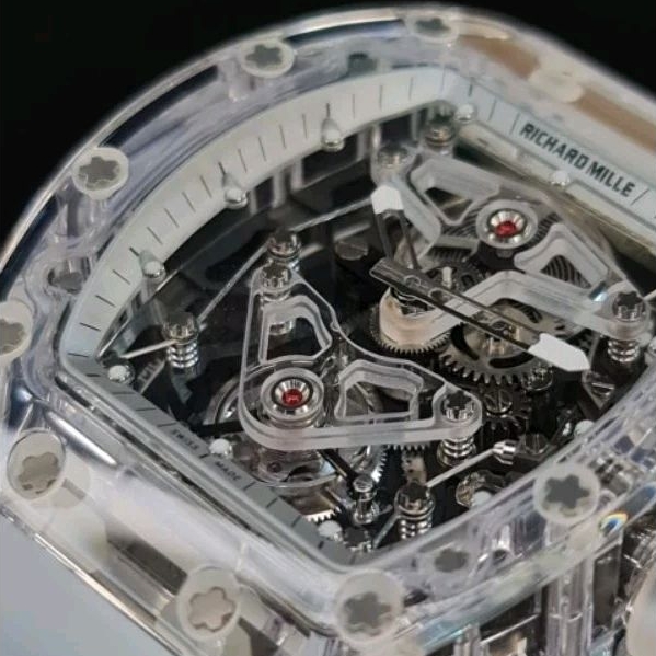 Jam tangan Automatic Swiss Tourbillon Manual Winding Mechanism RM 56-02 AO Sapphire fullset