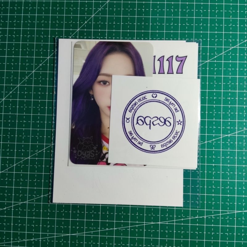 [sealed] photocard ar tattoo sticker karina aespa set smtown smcu 2022