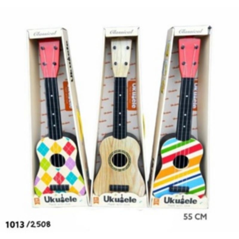 ( BISA COD ) Mainan musikal anak guitar ukulele