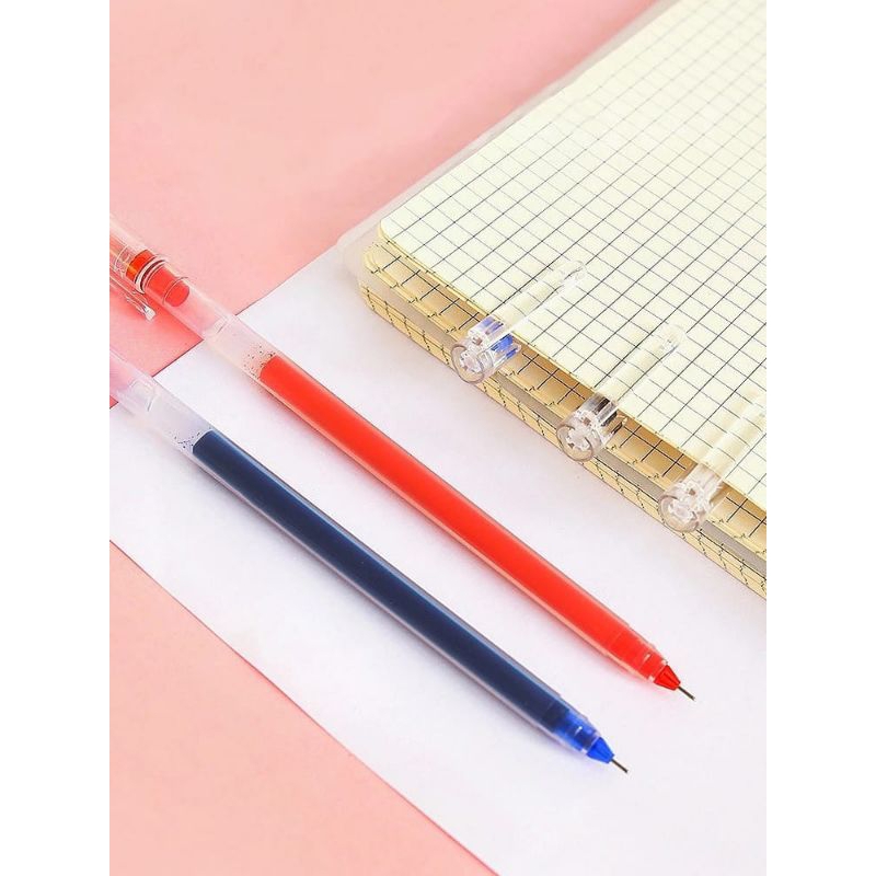 

C- Pena Gel Alat Tulis Pulpen 0.5mm Motif Polos Simple / Pena Perlengkapan Sekolah Ballpoint / Pulpen Cair Kantor Sekolah Import
