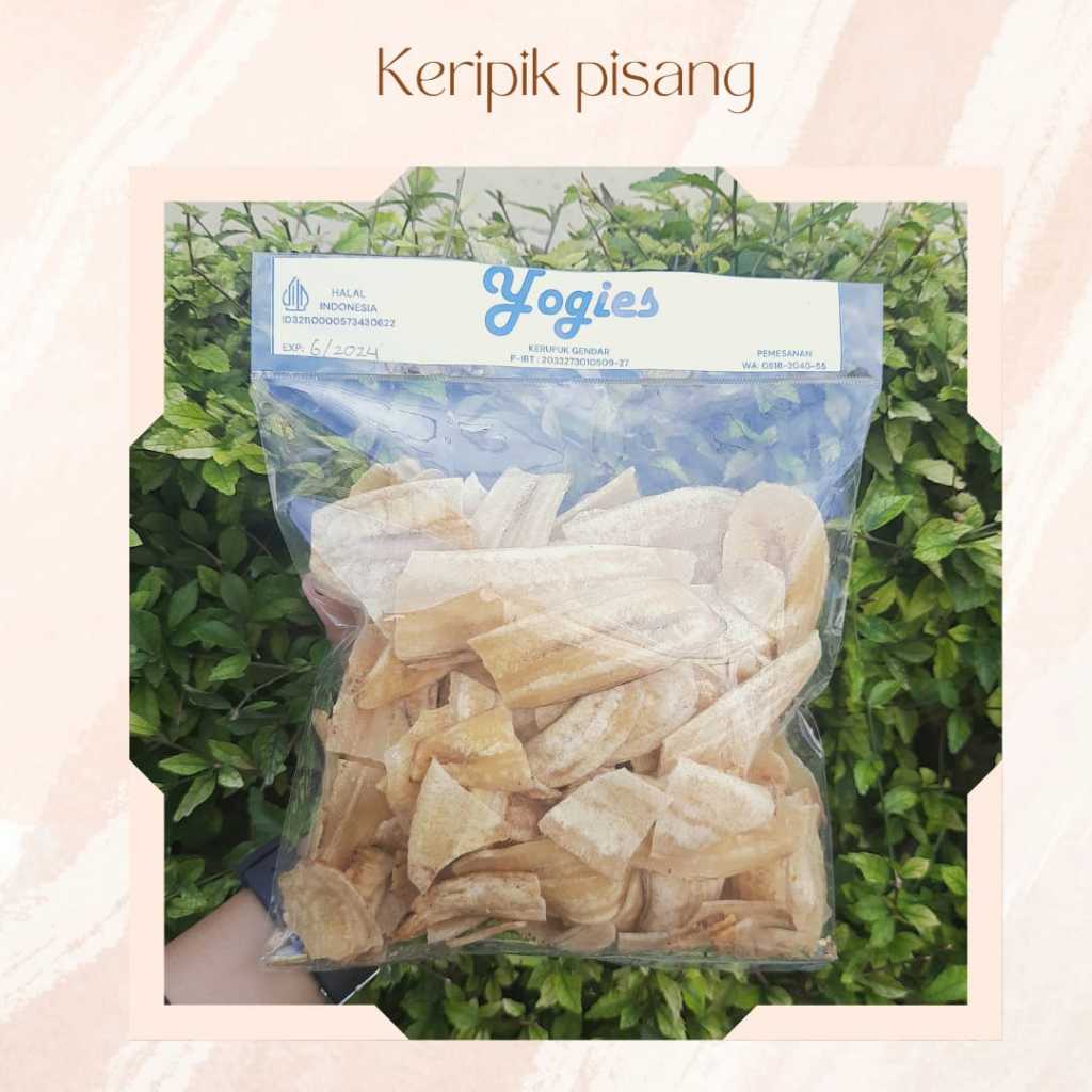 

KERIPIK PISANG ASIN ORIGINAL 200 gr