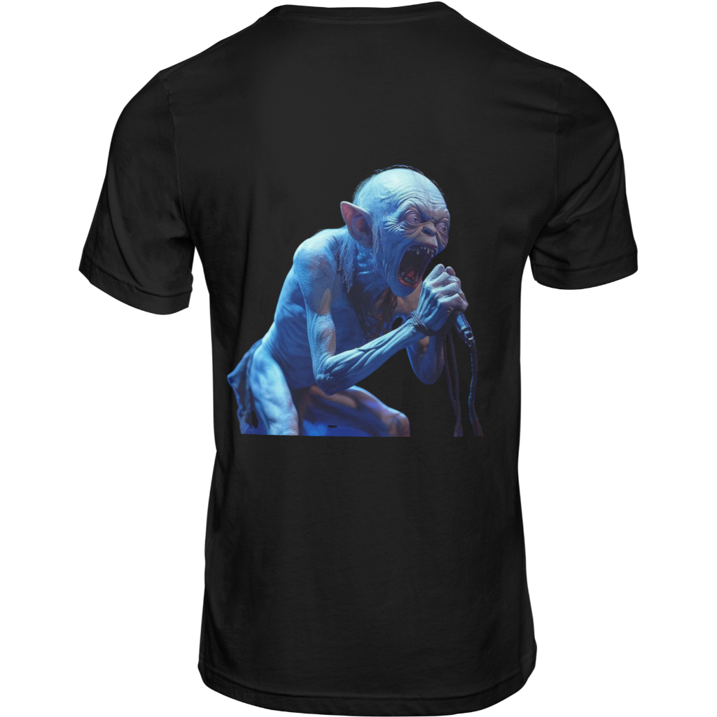 Kaos Distro Premium Eksklusif Gollum Smeagol The Lord Of The Ring Nyanyi Ngeband