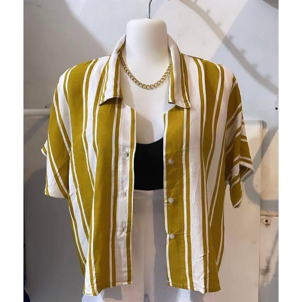 Kameja wanita blouse kekiniaan baju atasan kameja korea