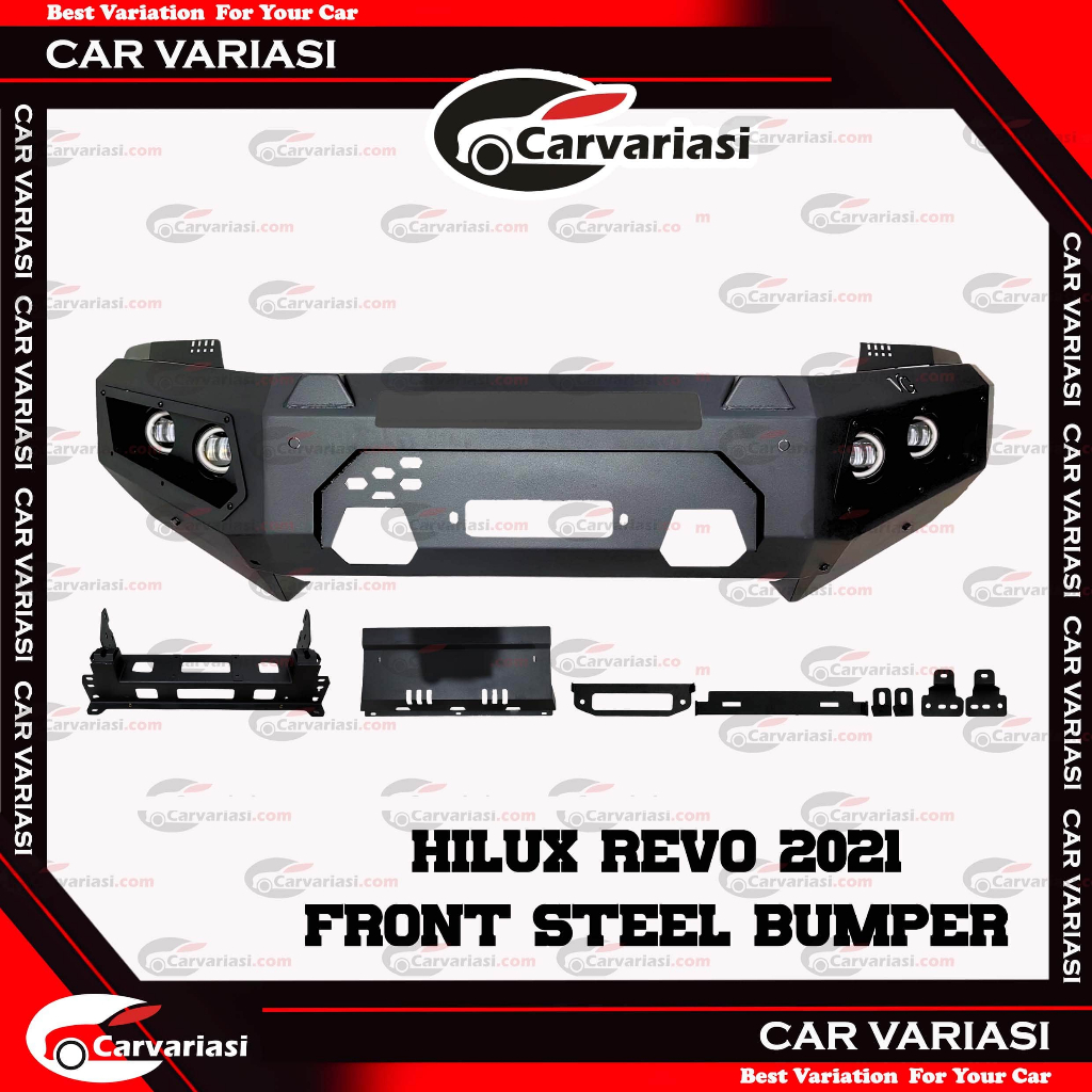 STEEL FRONT BUMPER HILUX REVO BUMPER GUARD HILUX REVO LR15 PULLBAR HILUX