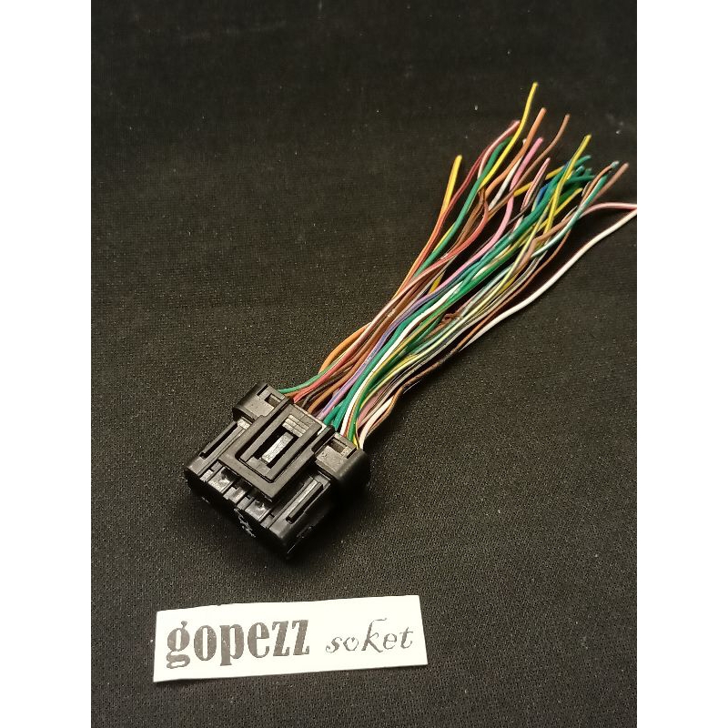 Soket ECU ECM Beat esp ,Beat pop ,Scoopy esp tipe starter halus Kode ecu  K25G-601 PIN 33.