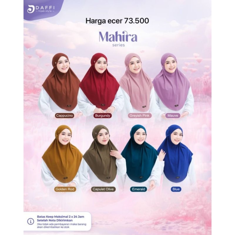hijab daffi series mahira by daffi original