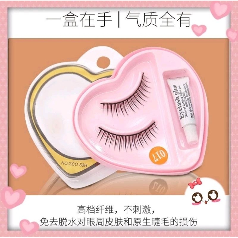 BULU MATA PALSU NATURAL + LEM BULU MATA