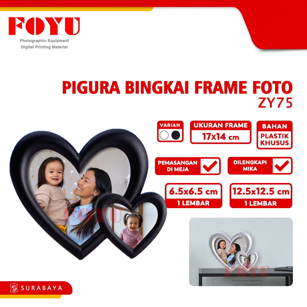 Pigura Bingkai Frame Foto Kolase Multi Photo ZY75