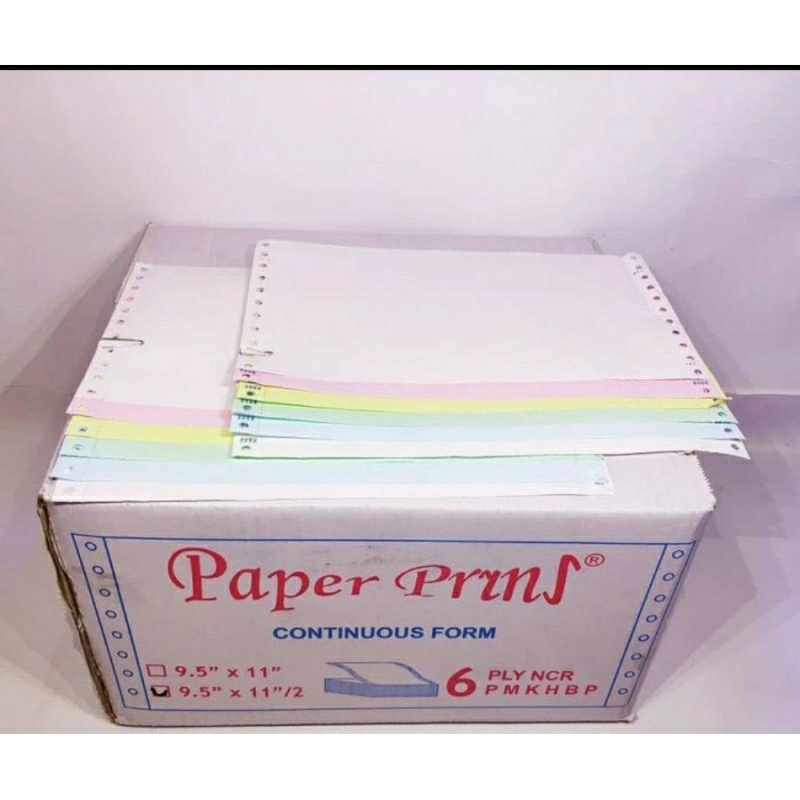 

kertas continuous form paperpryns 6ply 9.5x11/2 (PRS BAGI2)
