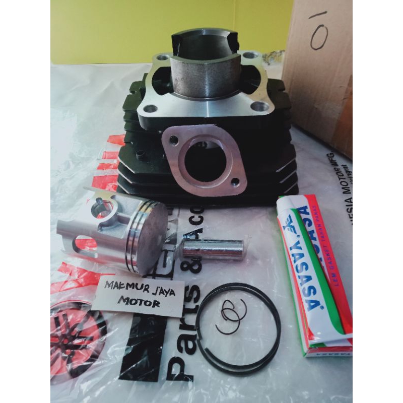 Blok seher komplit set pistin Yanaha Rx king  Rk king lama spesial YP1 3KA