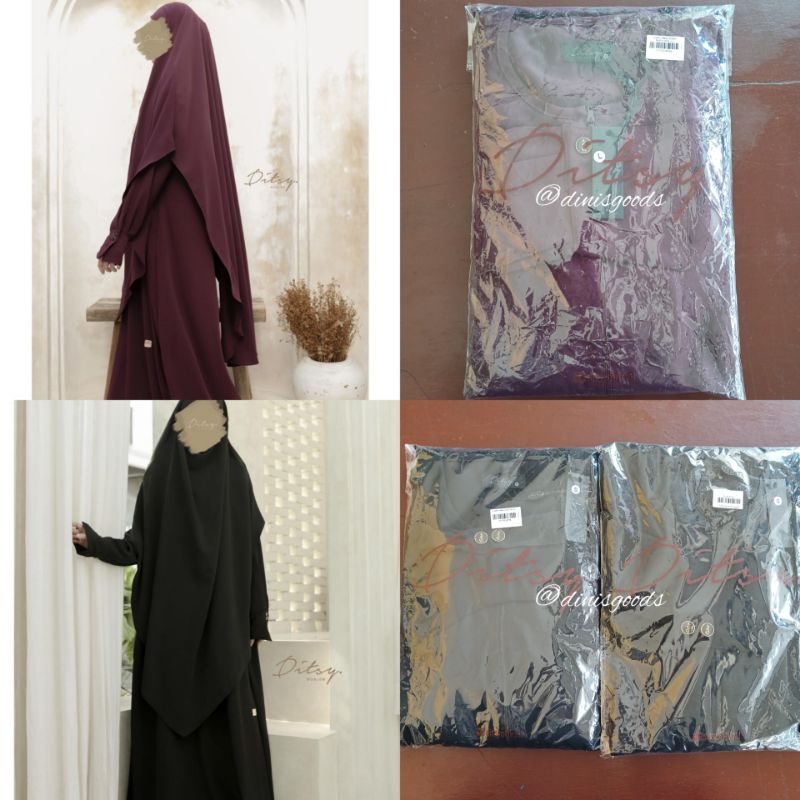 (READY STOCK SIAP KIRIM) Lorry Dress Ditsy Moslem
