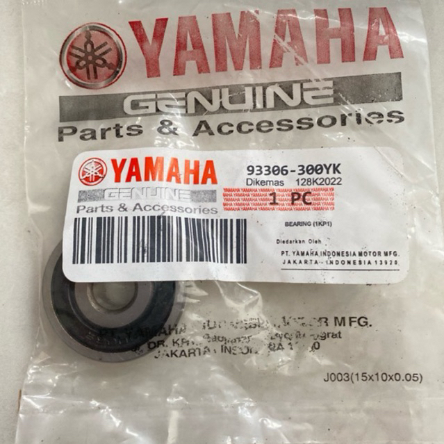 BEARING 6300 YAMAHA 93306 300YK (93306-300YK) S129